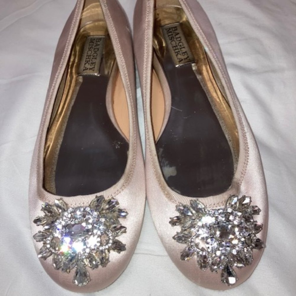 Badgley Mischka Ballet Flats Size 5.5